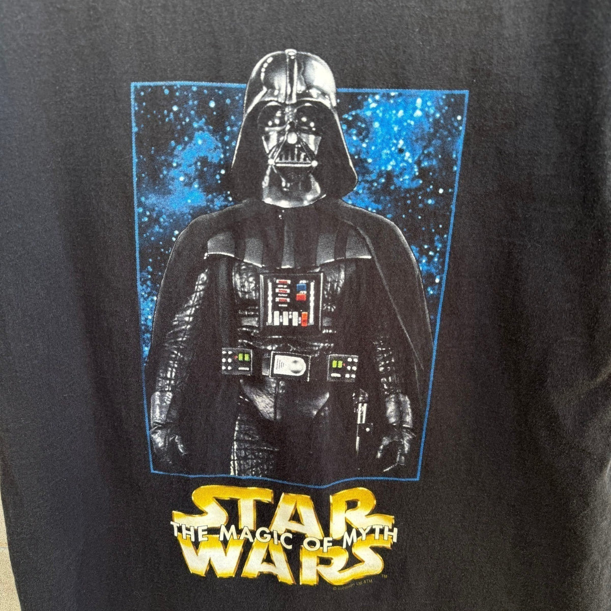 Vintage 1999 Star Wars Magic of Myth Darth Vader T-Shirt San Diego Museum Art L