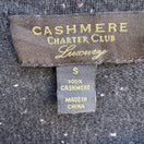 Switch Charter Club Luxury 100% Cashmere Quiet Luxury Minimalist Speckled Sweater S 2 image