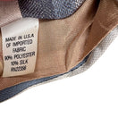 Switch Lilly Dache Vintage Mens Brown Blue Striped Silk Polyester Retro Tie Necktie 3 image