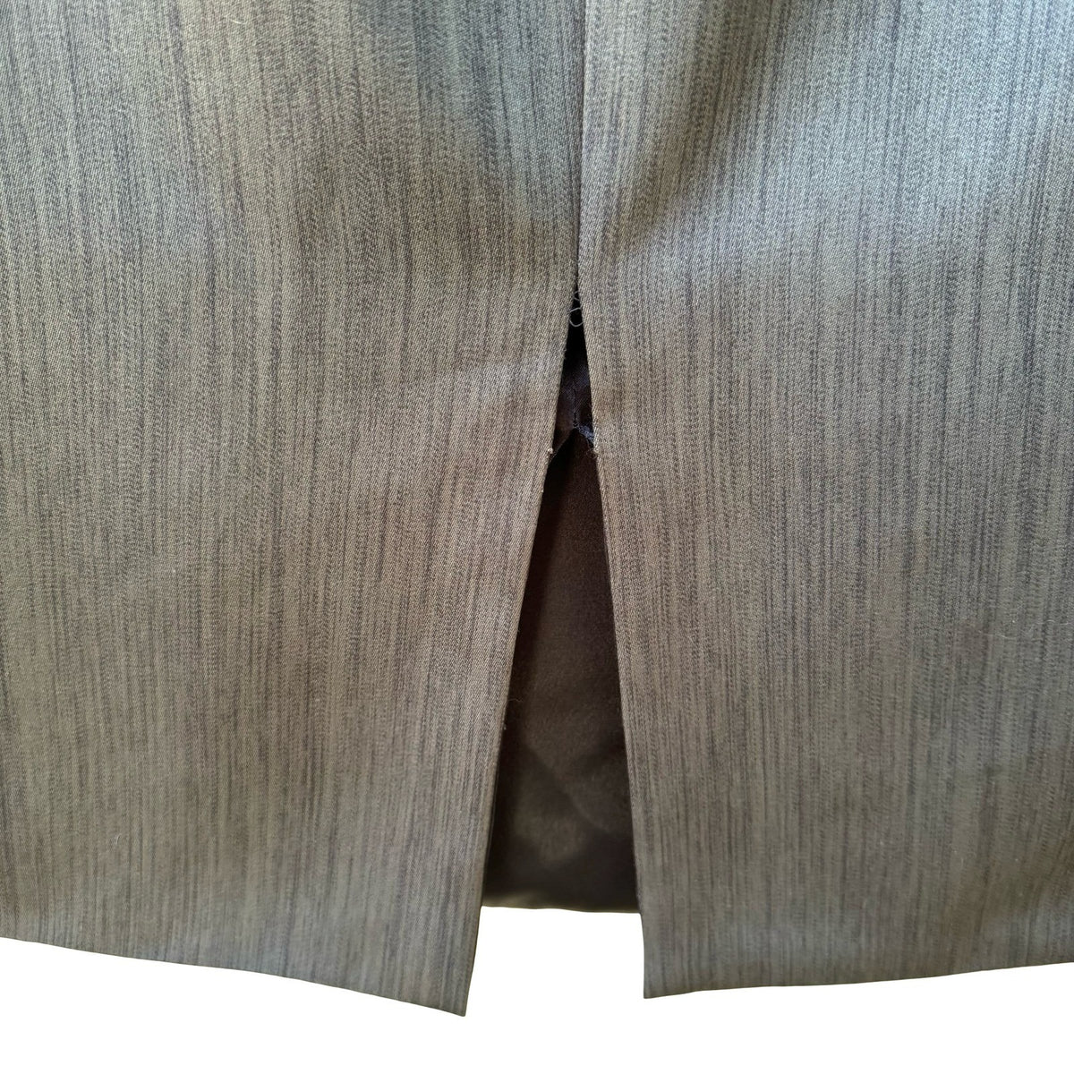 Louis Verdad Vintage 90s Tailored Minimalist Quiet Luxury Texture Pencil Skirt 6