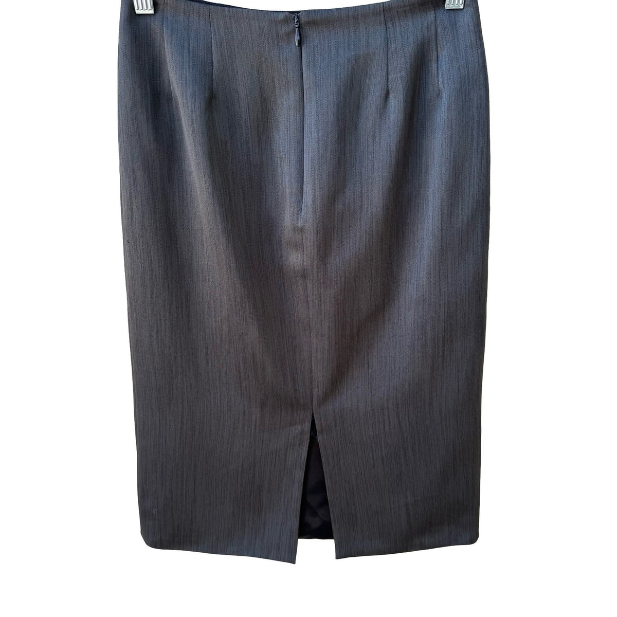Louis Verdad Vintage 90s Tailored Minimalist Quiet Luxury Texture Pencil Skirt 6