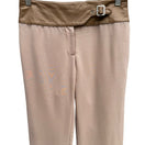 Switch Sheri Bodell Vintage Y2K Moto Professional Pants Leather Buckle Waistband Tan 2 3 image