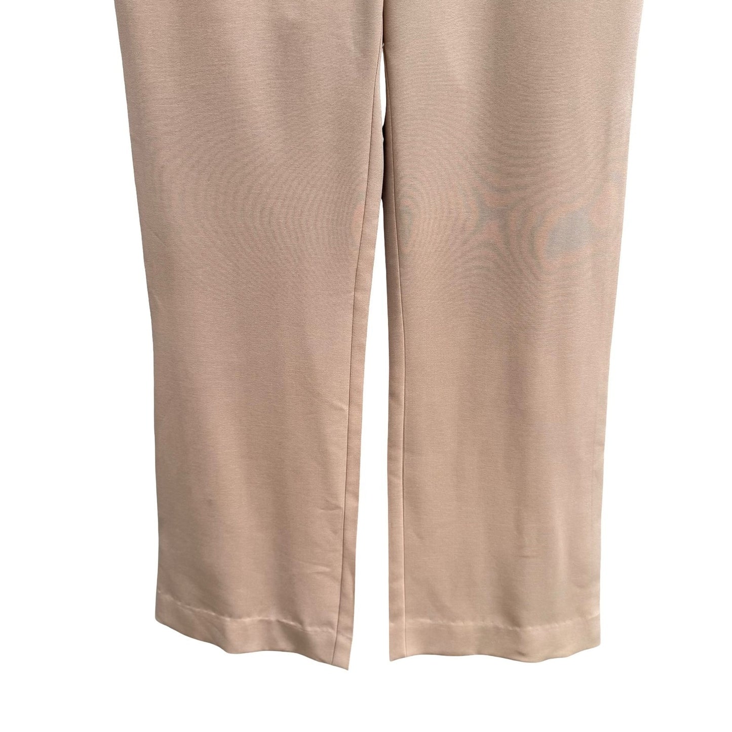 Sheri Bodell Vintage Y2K Moto Professional Pants Leather Buckle Waistband Tan 2