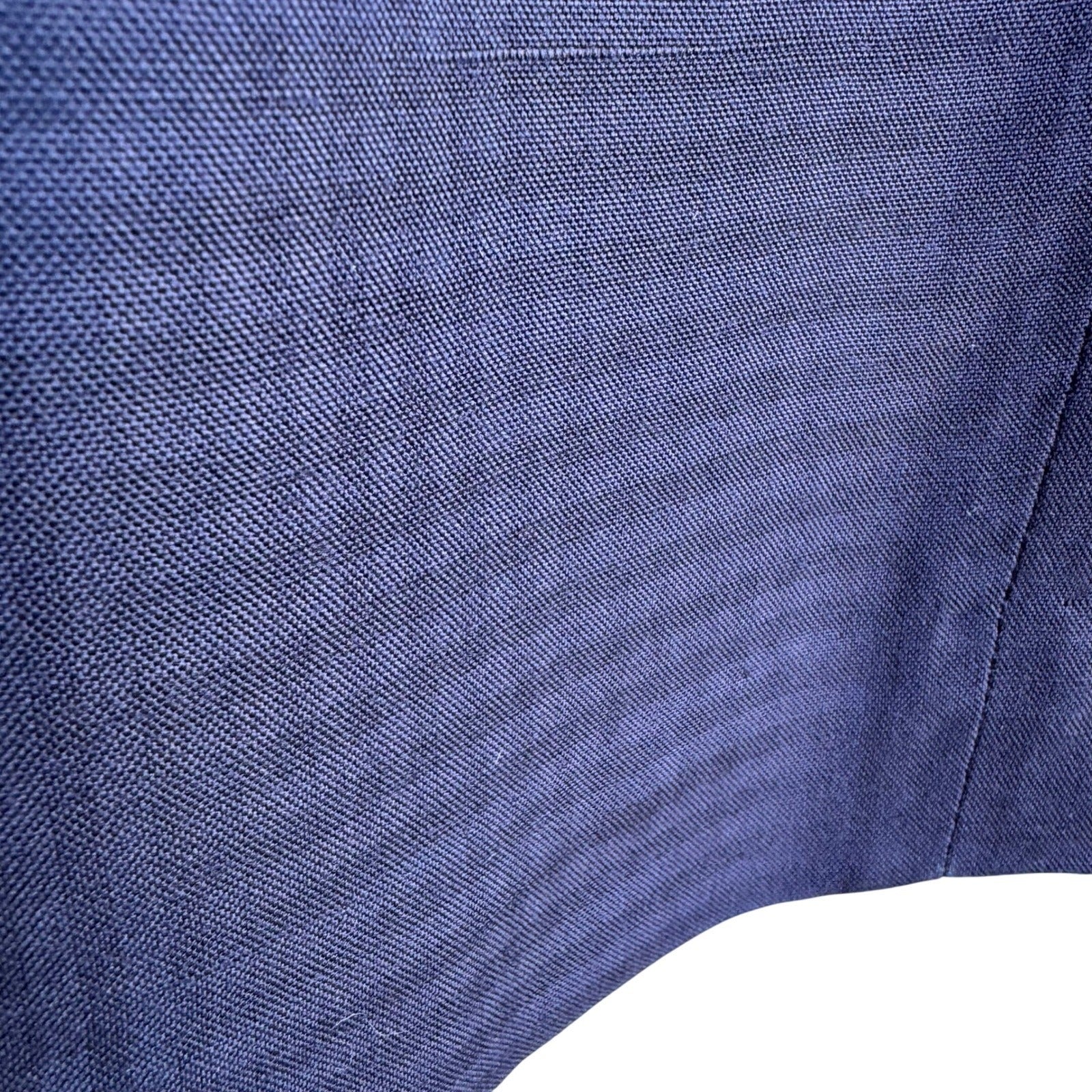 Christian Dior Vintage Navy Blue Double Breasted Skirt Suit Set Size 4 USA Made