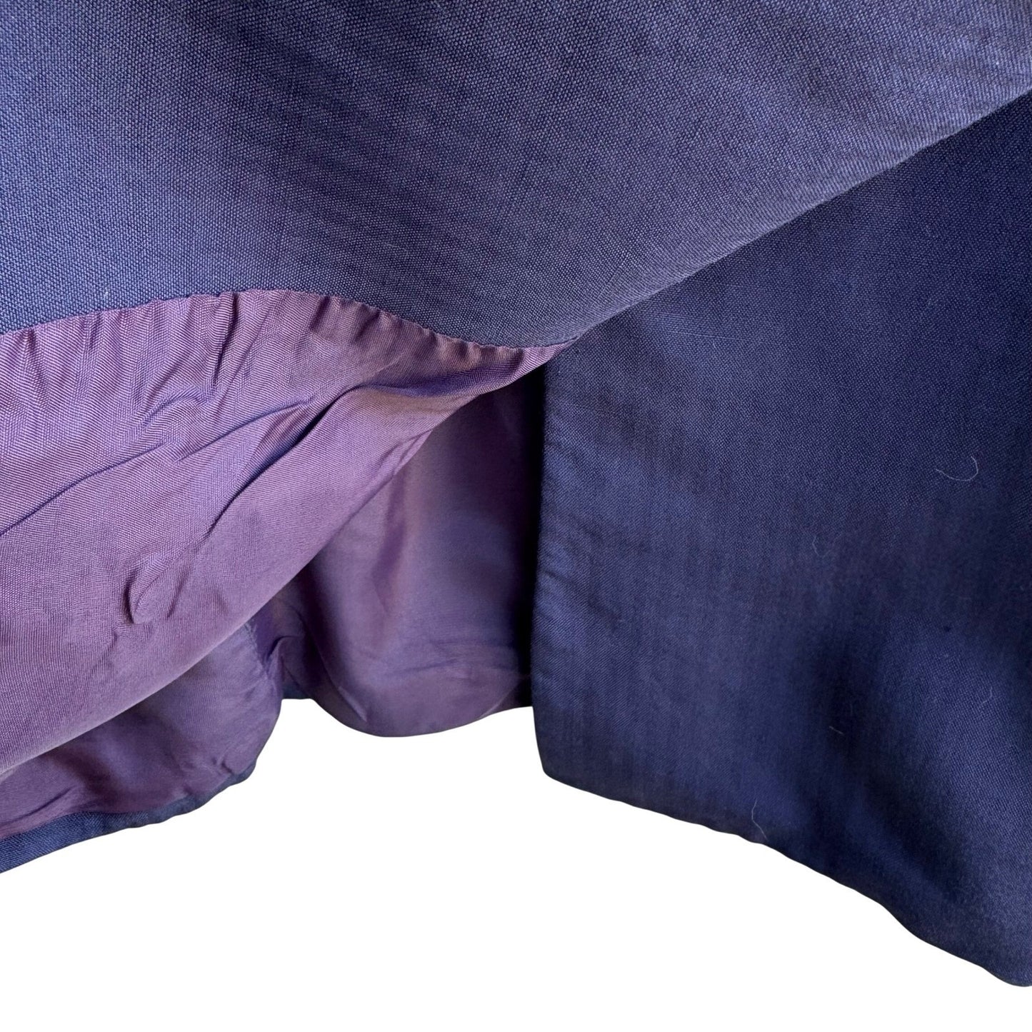 Christian Dior Vintage Navy Blue Double Breasted Skirt Suit Set Size 4 USA Made