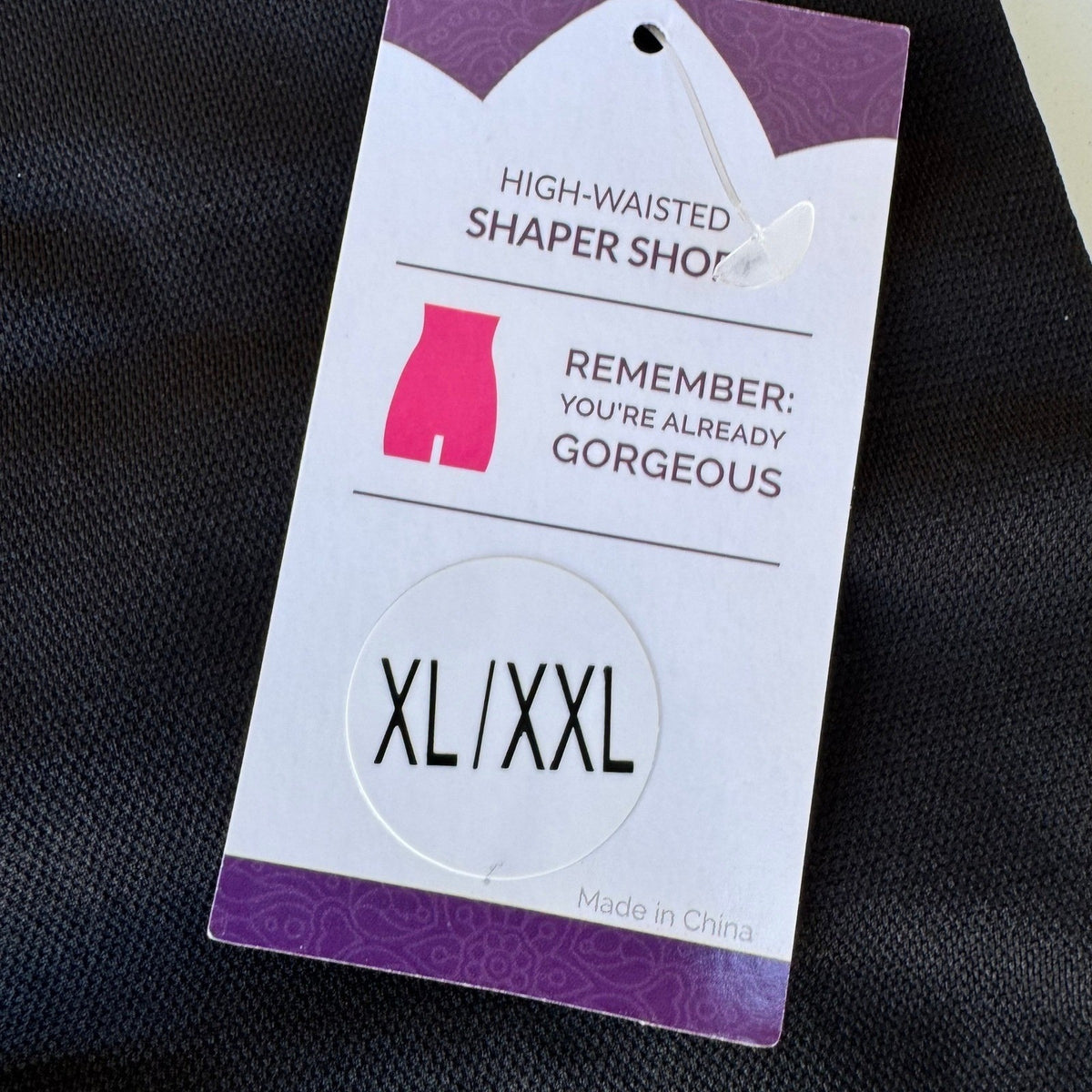 Empetua High-Waisted Seamless Tummy Control Shaper Short Black Women XL/XXL NEW