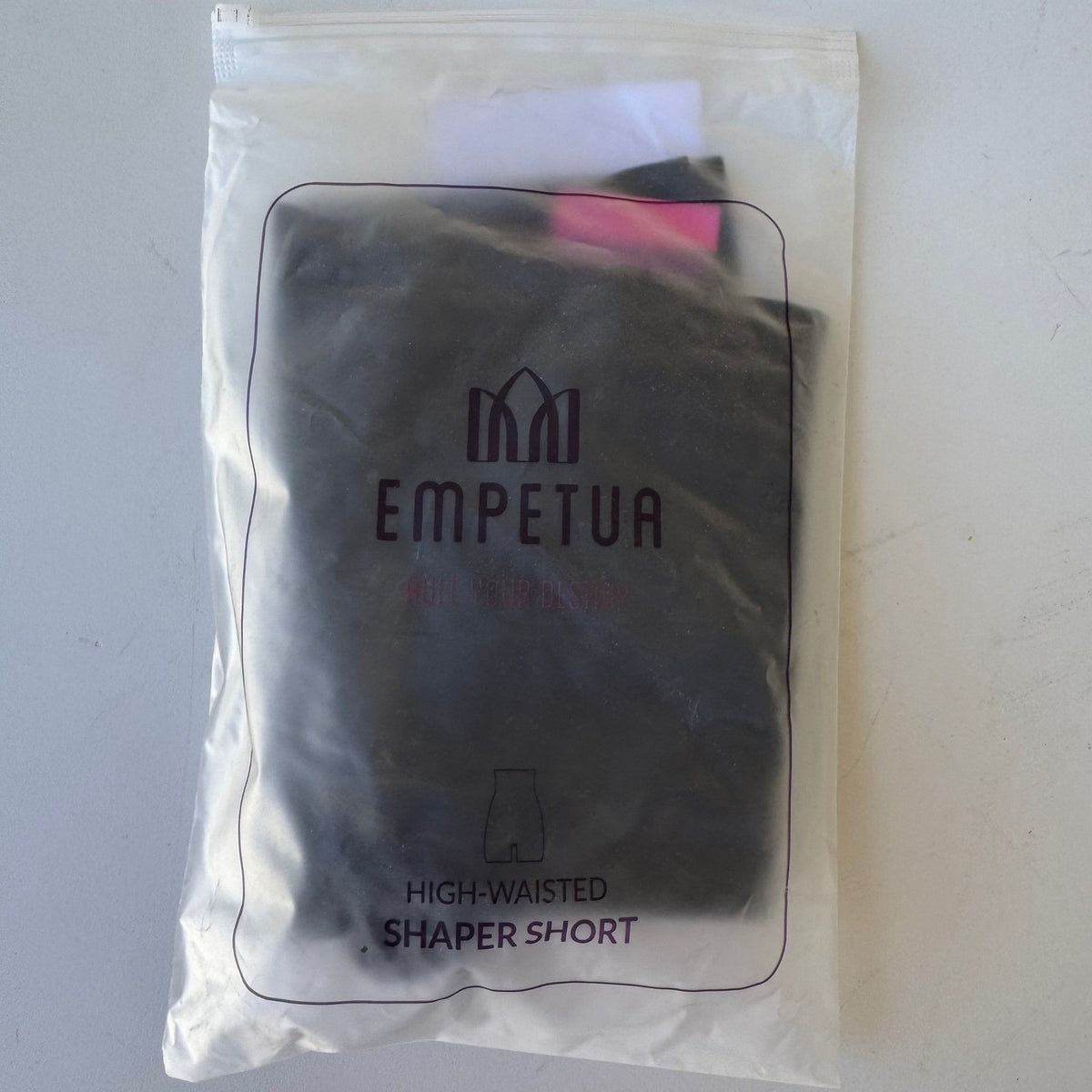 Empetua High-Waisted Seamless Tummy Control Shaper Short Black Women XL/XXL NEW