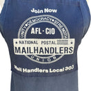 Switch National Postal Mail Handlers Union Local 303 Navy Canvas Work Apron Pockets 3 image