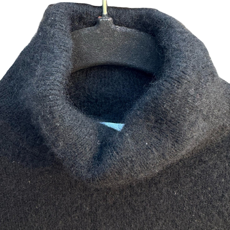 Charter Club 2-Ply Cashmere Quiet Luxury Minimalist Turtleneck Sweater Black M
