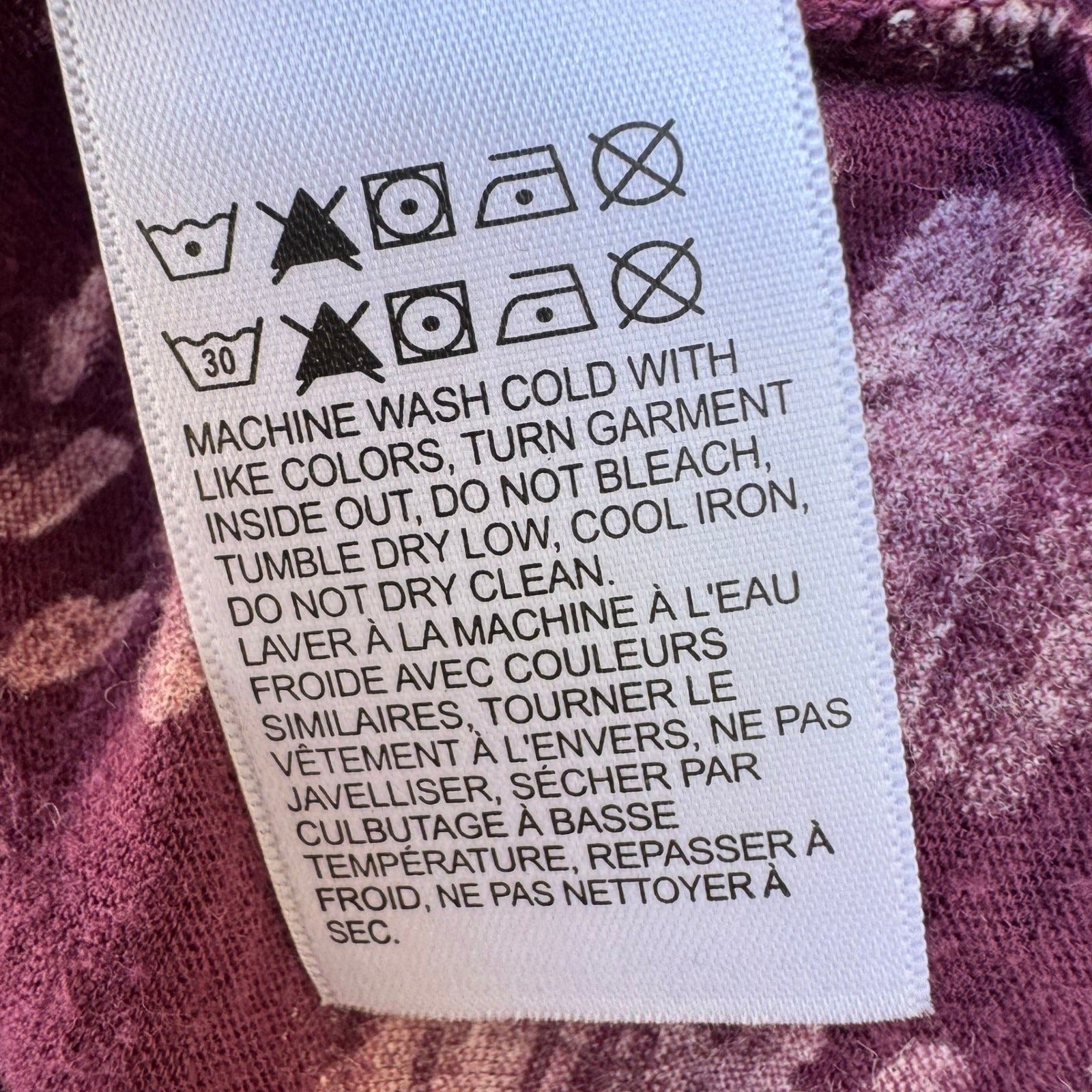 Lucky Brand Romantic Hippie Floral Embroidered Boho Peasant Blouse Top Plum 1X