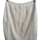 Switch Vintage Gauze Sheer Layered Midi Skirt Textured Grid Pattern Neutral Minimalist 2 image