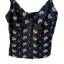 Switch Boho Indie Festival Embroidered Sunburst Celestial Camisole Empire Waist Top 2 image