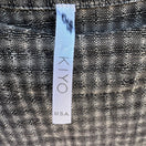 Switch Kiyo 100% Linen Coastal Gingham Tunic Blouse Lagenlook Boxy Oversized Womens M 2 image
