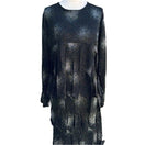 Switch Suji Kim Vintage 80s Glitter Car Wash Detailed Women&#39;s Two Piece Dress Set - L 3 image