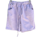 Switch Denim &amp; Co Vintage 80s Retro Purple Drawstring High Waist Women&#39;s Mom Shorts S 2 image