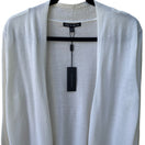 Switch Cable &amp; Gauge Minimalist Coastal Open Front Sheer Knit Cardigan Sweater XL NWT 3 image