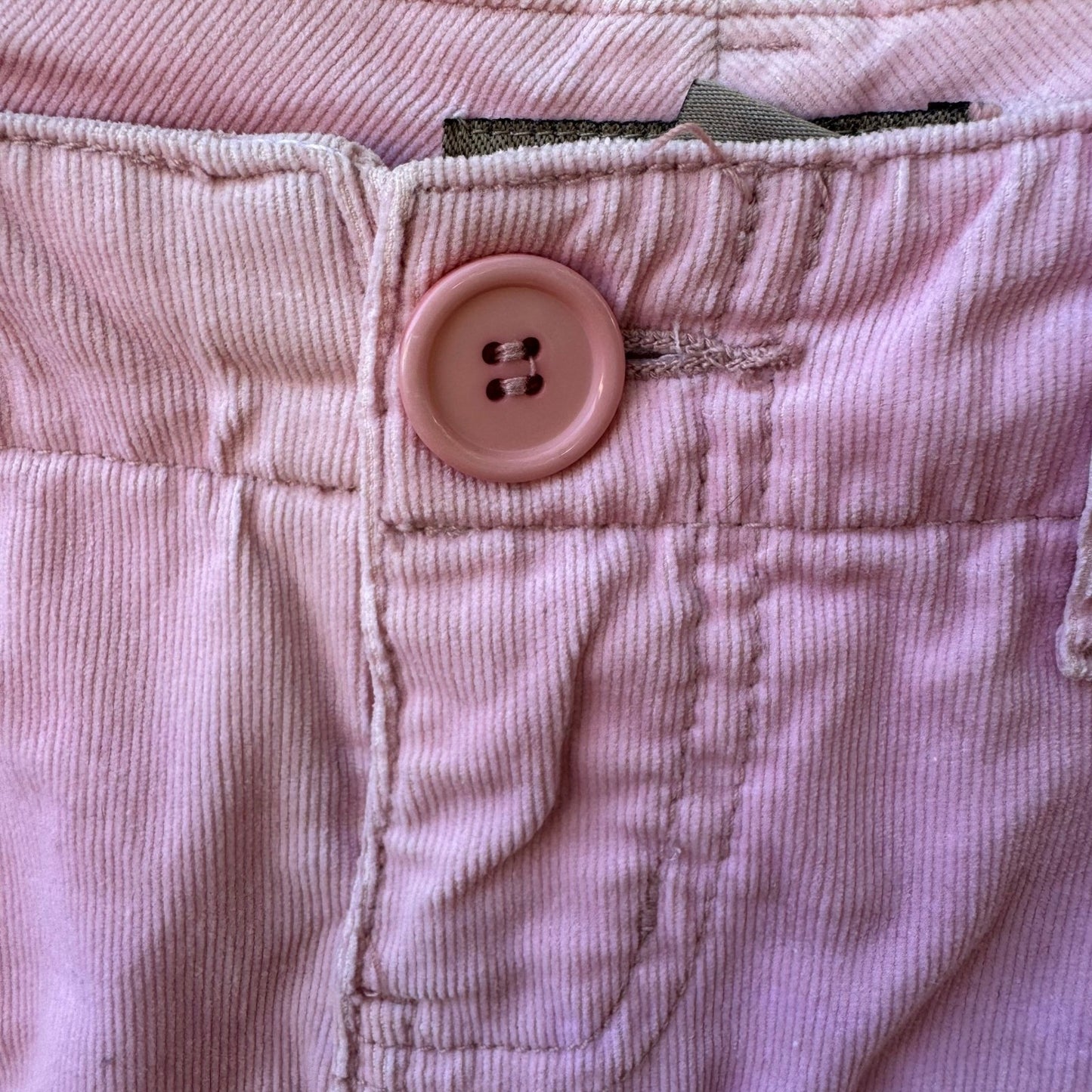 Fornarina Y2K Coquette Pink Corduroy Ruffle Micro Mini Skirt Low Rise Buckle S