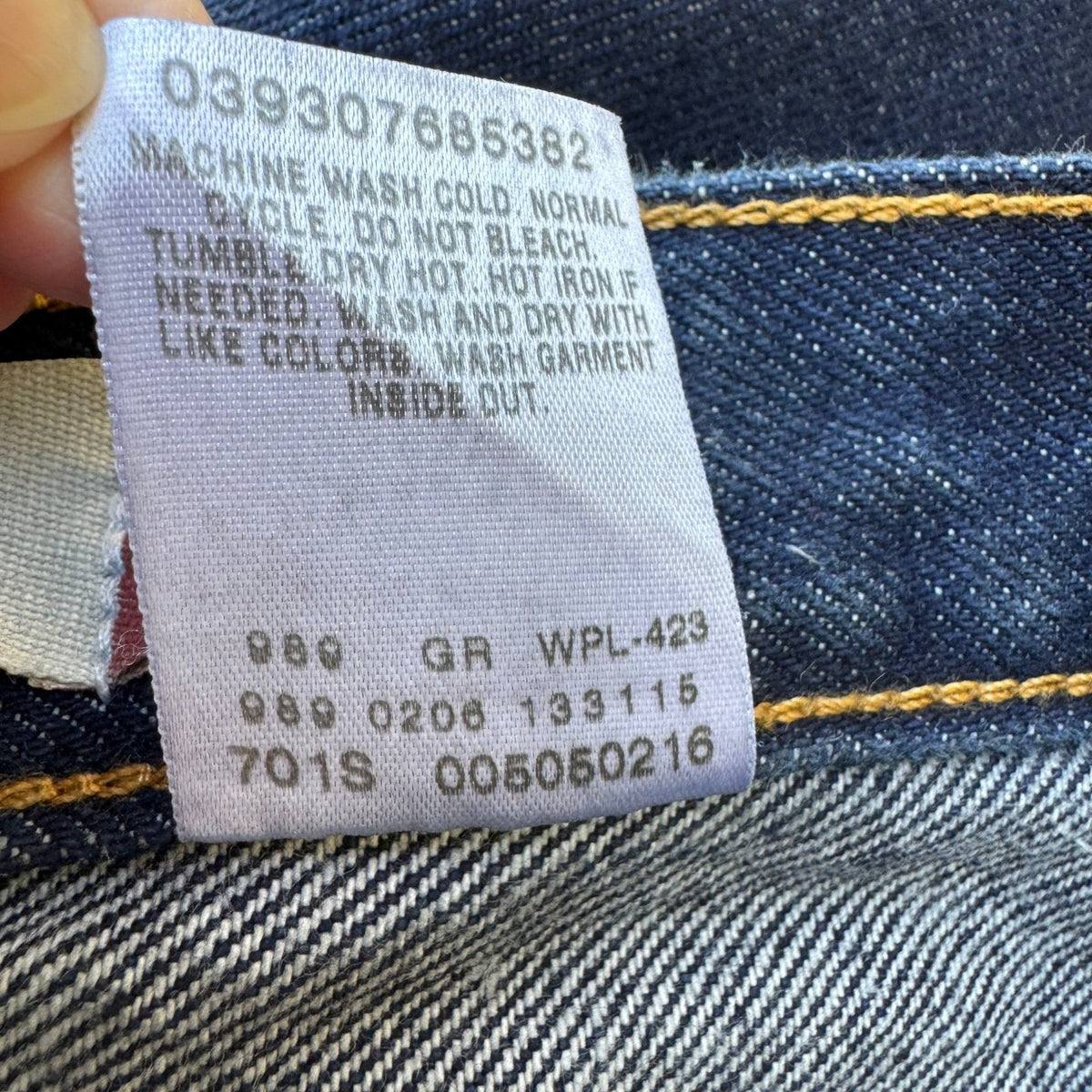 Levis 505 Vintage Y2K 90s Style WPL 423 Americana Jeans Grunge Indie Mens 32x32