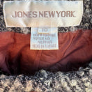 Switch Jones New York Vintage Womens Brown Gray Tweed Wool Blend Boucle Jacket Blazer 10 3 image