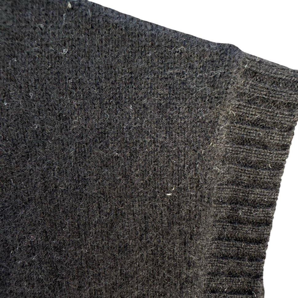 Future Paradise Cashmere Old Money Black Sweater Vest Sleeveless S Quiet Luxury