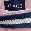 Switch The Childrens Place Girls Mauve Pink Chino Pants with Striped Belt Size 14 NWT 2 image