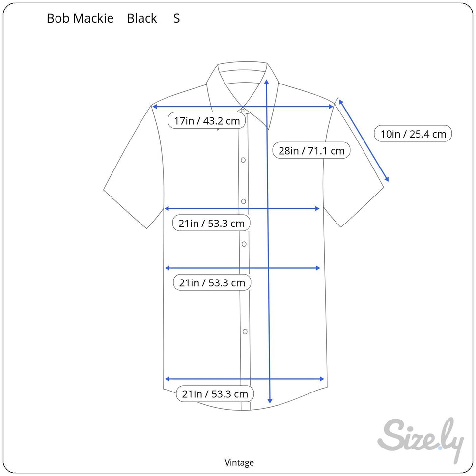 Bob Mackie Wearable Art Vintage Womens Black Button-Up Embroidered Heart Shirt S