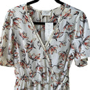 Switch Sienna Sky Cottagecore Boho Romantic Floral Peplum Wrap Lace Trim Blouse L NEW 3 image