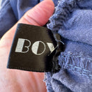 Switch One Boy Linen Blend Minimalist Jogger Pants Relaxed Boho Lagenlook Blue Mens OS 3 image