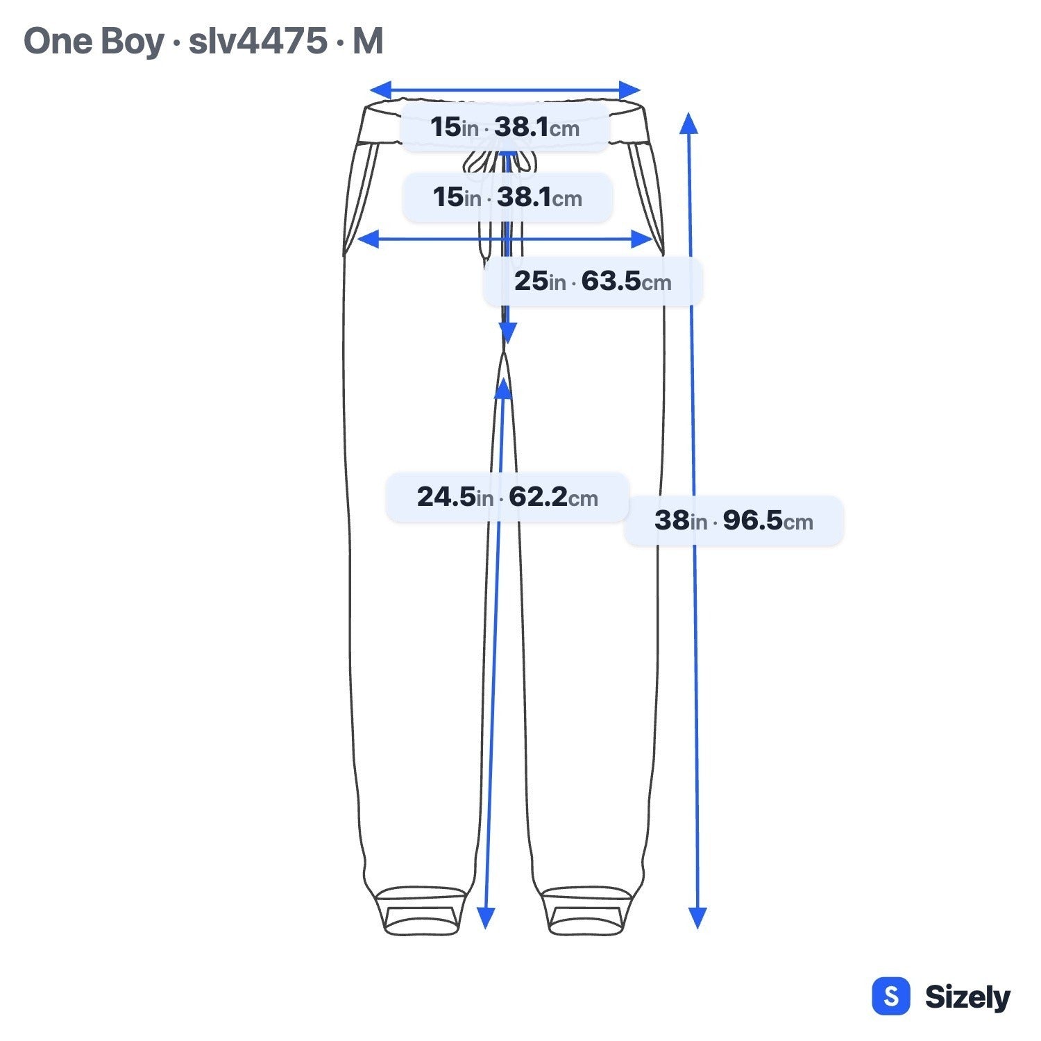 One Boy Linen Blend Minimalist Jogger Pants Relaxed Boho Lagenlook Blue Mens OS