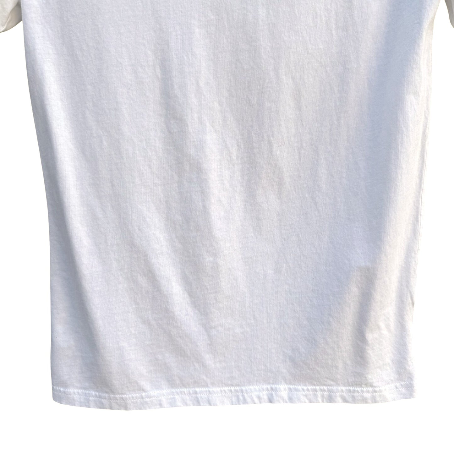 Adidas Core Three Stripes Athleisure Streetwear Black On White Logo T-Shirt M