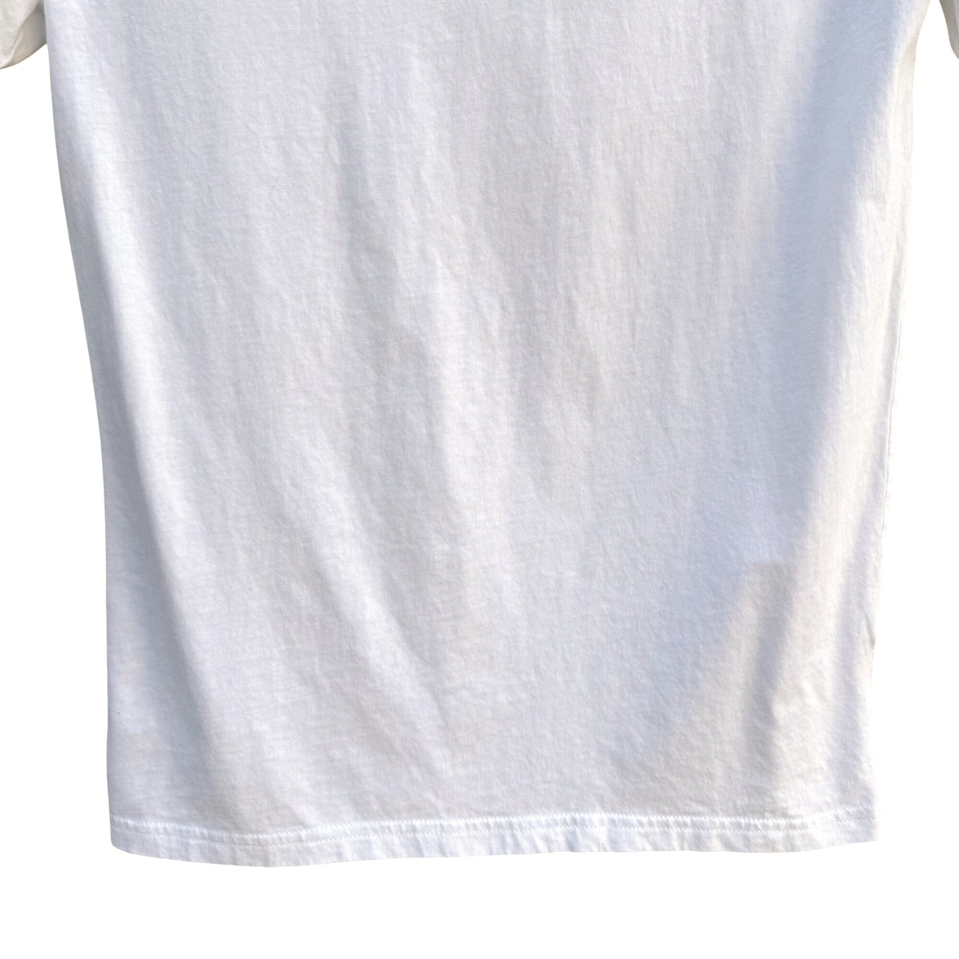 Adidas Core Three Stripes Athleisure Streetwear Black On White Logo T-Shirt M