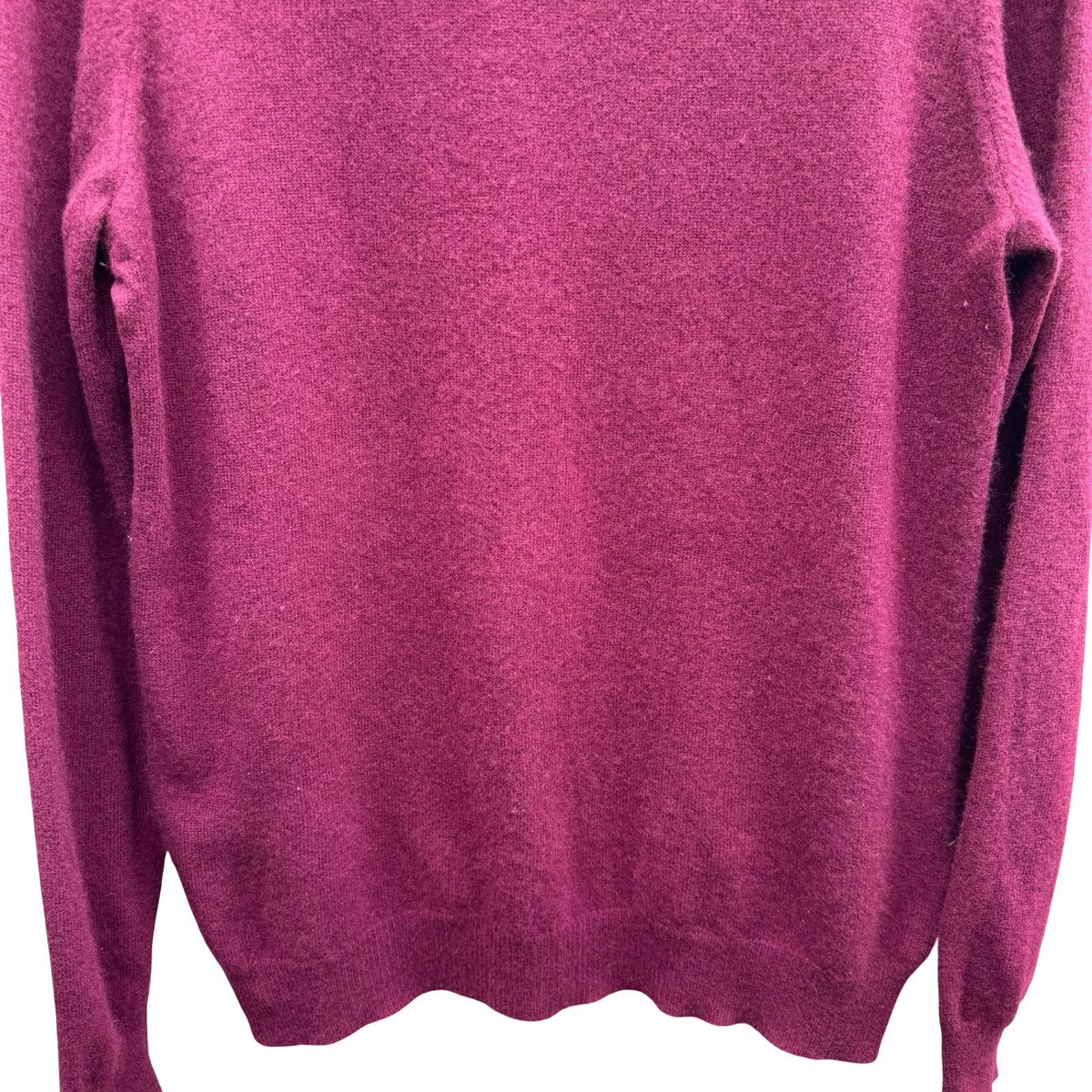 Club Room Luxury 100% Cashmere Quiet Luxury Old Money Cowl Neck Sweater Red L