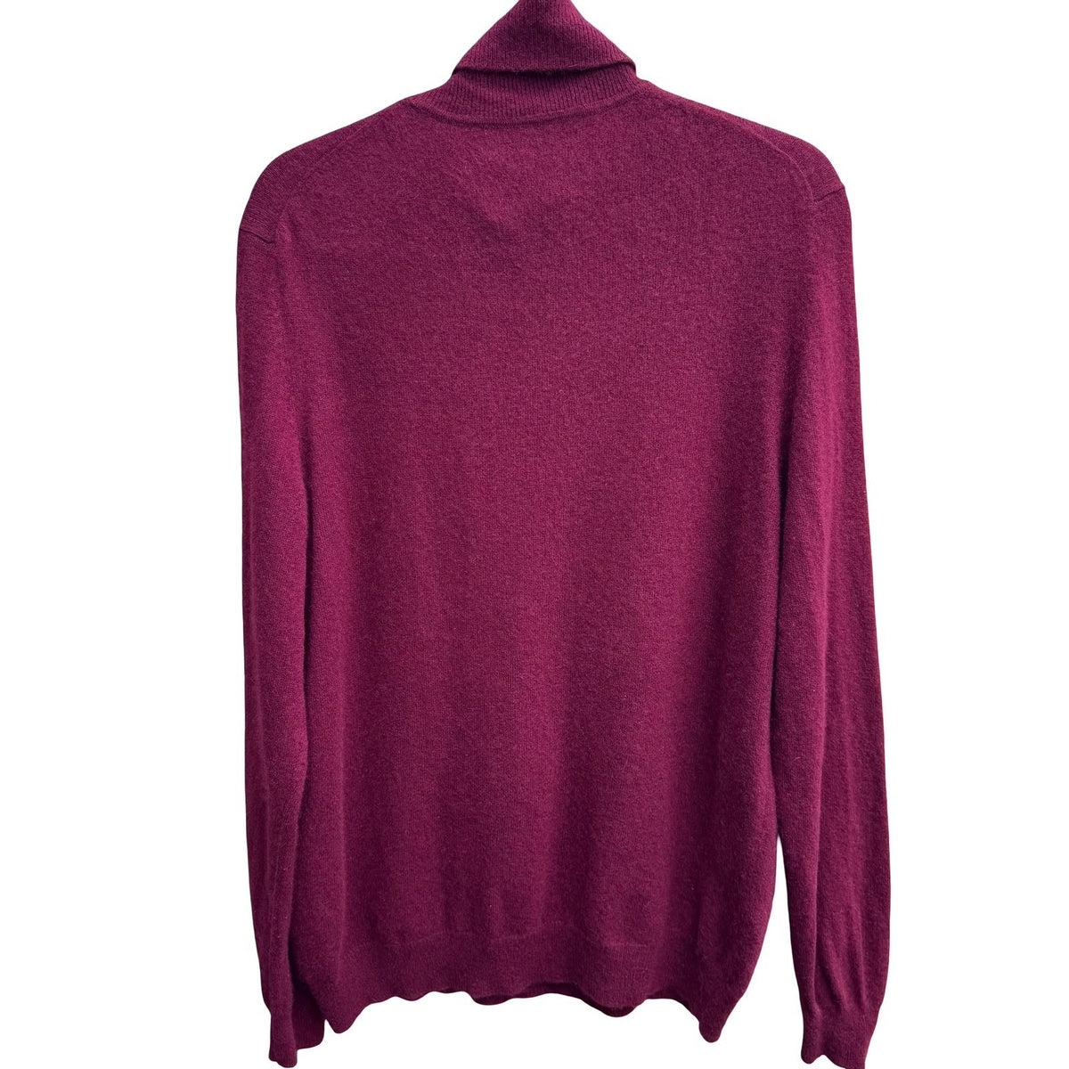 Club Room Luxury 100% Cashmere Quiet Luxury Old Money Cowl Neck Sweater Red L