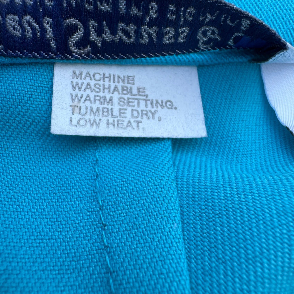 Levi Strauss Vintage 70s Retro Classic Womens 28 Turquoise High Waisted Pants