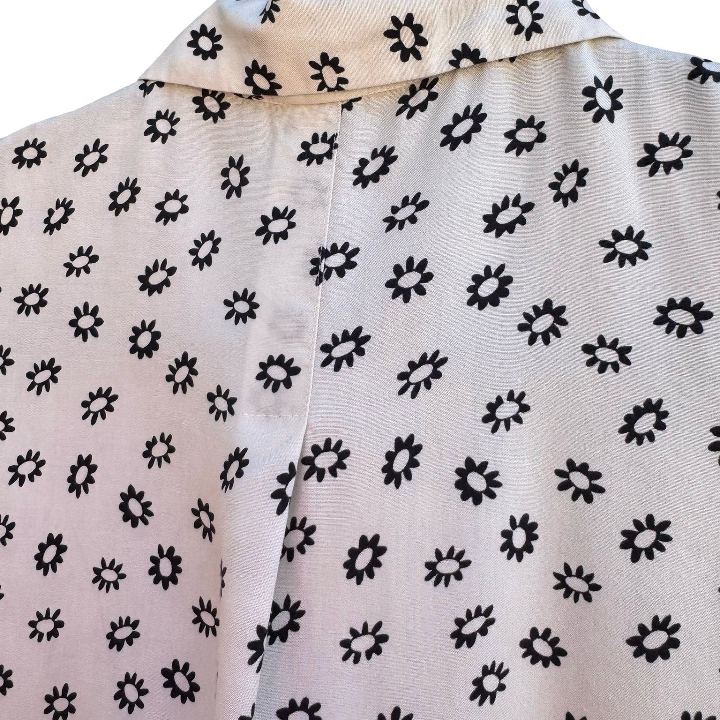 Gap Vintage 90s Minimalist Cottagecore Sleeveless Blouse Floral Daisy Womens L