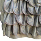 Switch Twelve by Twelve Y2K Avant Garde Mermaidcore Tiered Ruffle Sleeveless Blouse XS 3 image