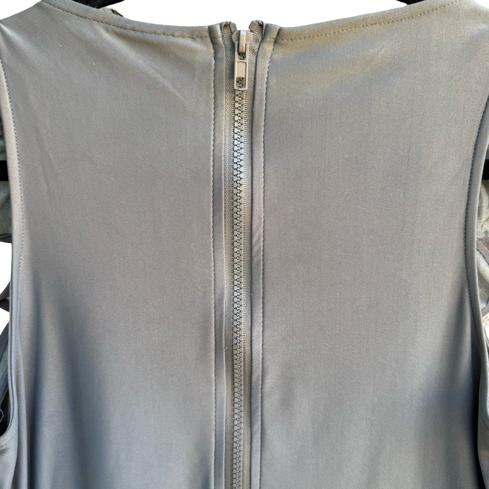 Twelve by Twelve Y2K Avant Garde Mermaidcore Tiered Ruffle Sleeveless Blouse XS
