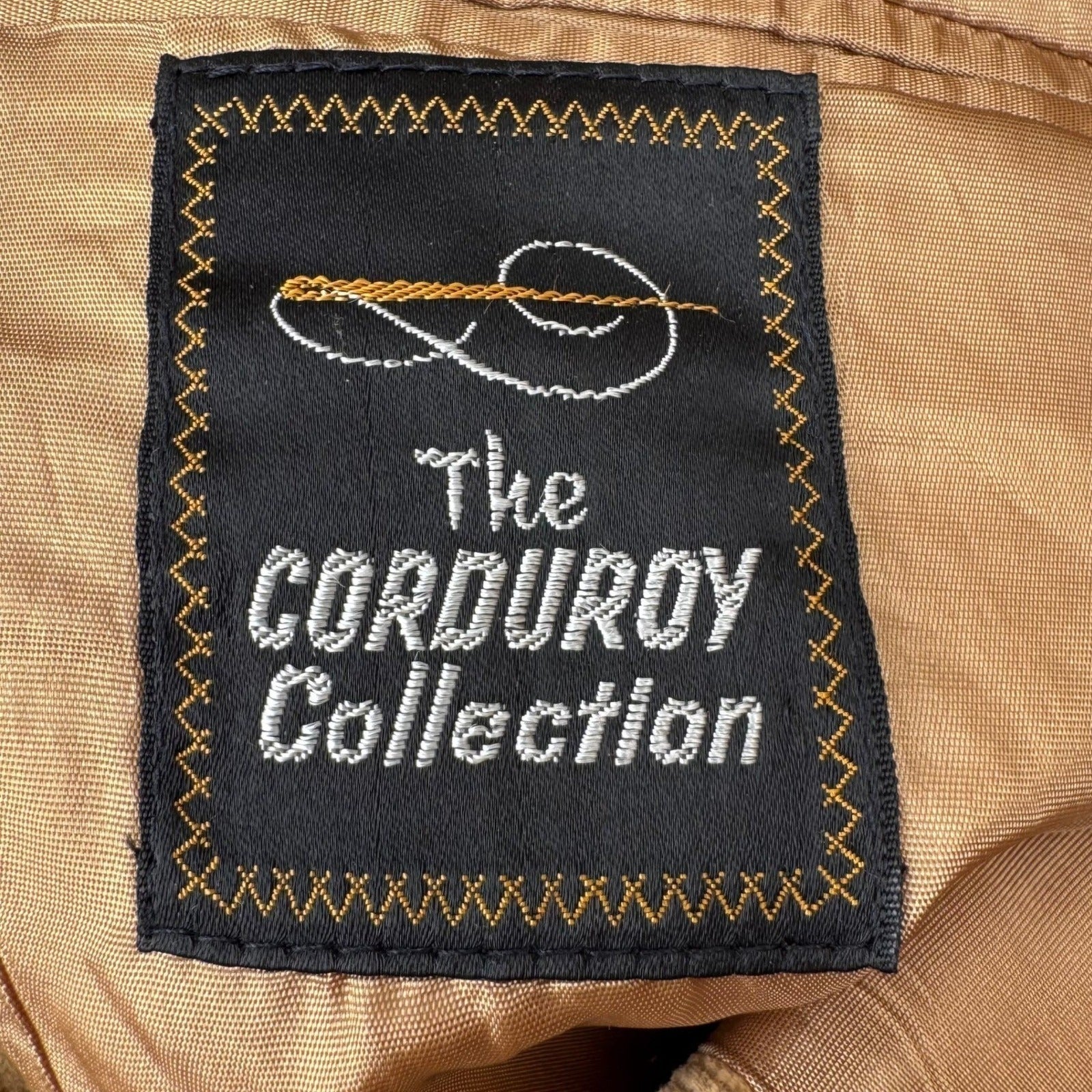 Sears The Corduroy Collection Vintage Tan Blazer Sport Coat Mens 40S 70s Retro