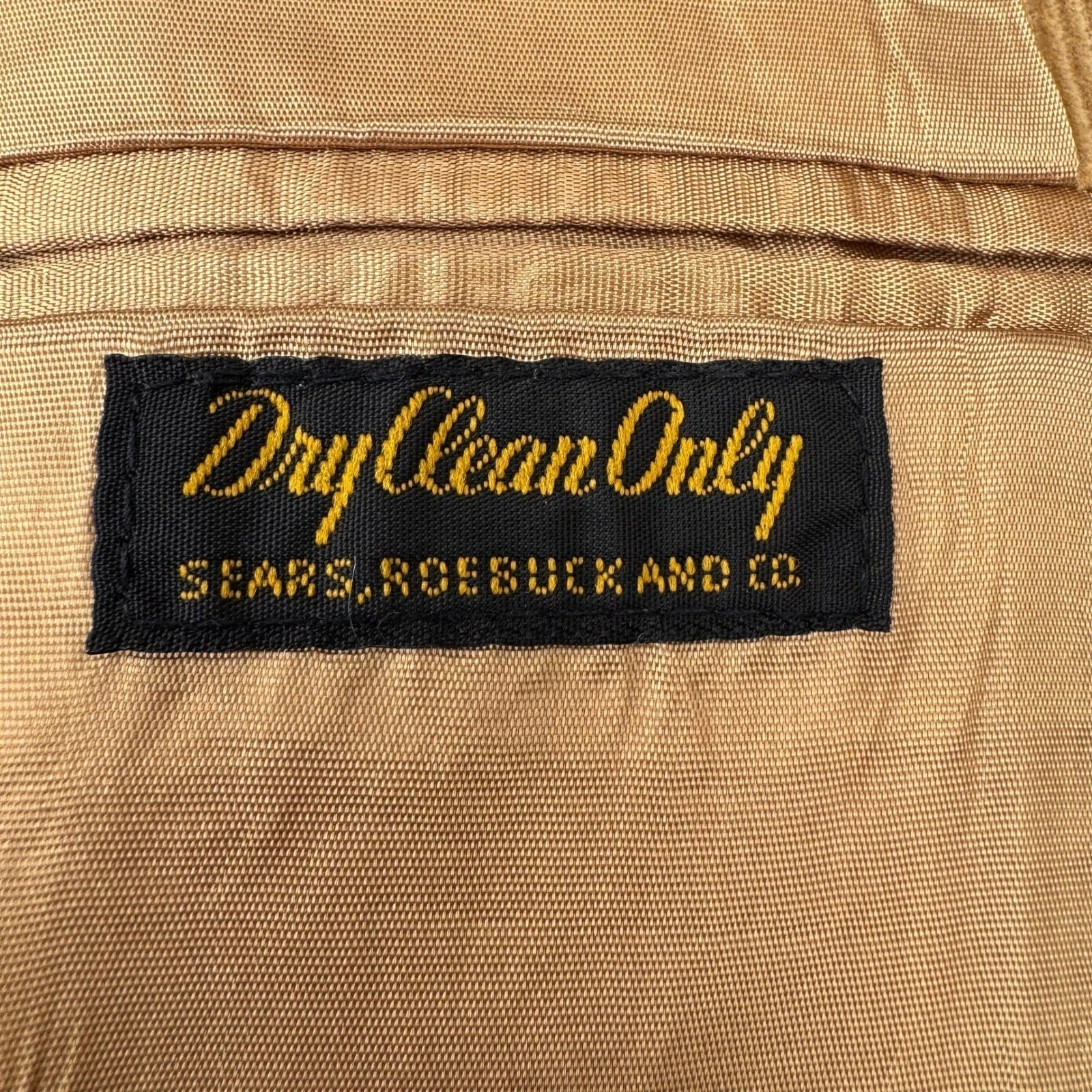 Sears The Corduroy Collection Vintage Tan Blazer Sport Coat Mens 40S 70s Retro