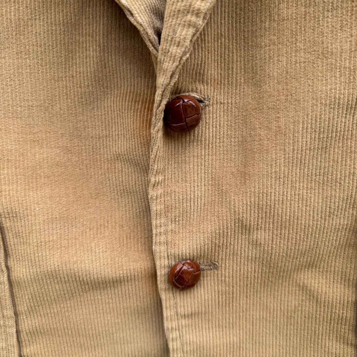 Sears The Corduroy Collection Vintage Tan Blazer Sport Coat Mens 40S 70s Retro