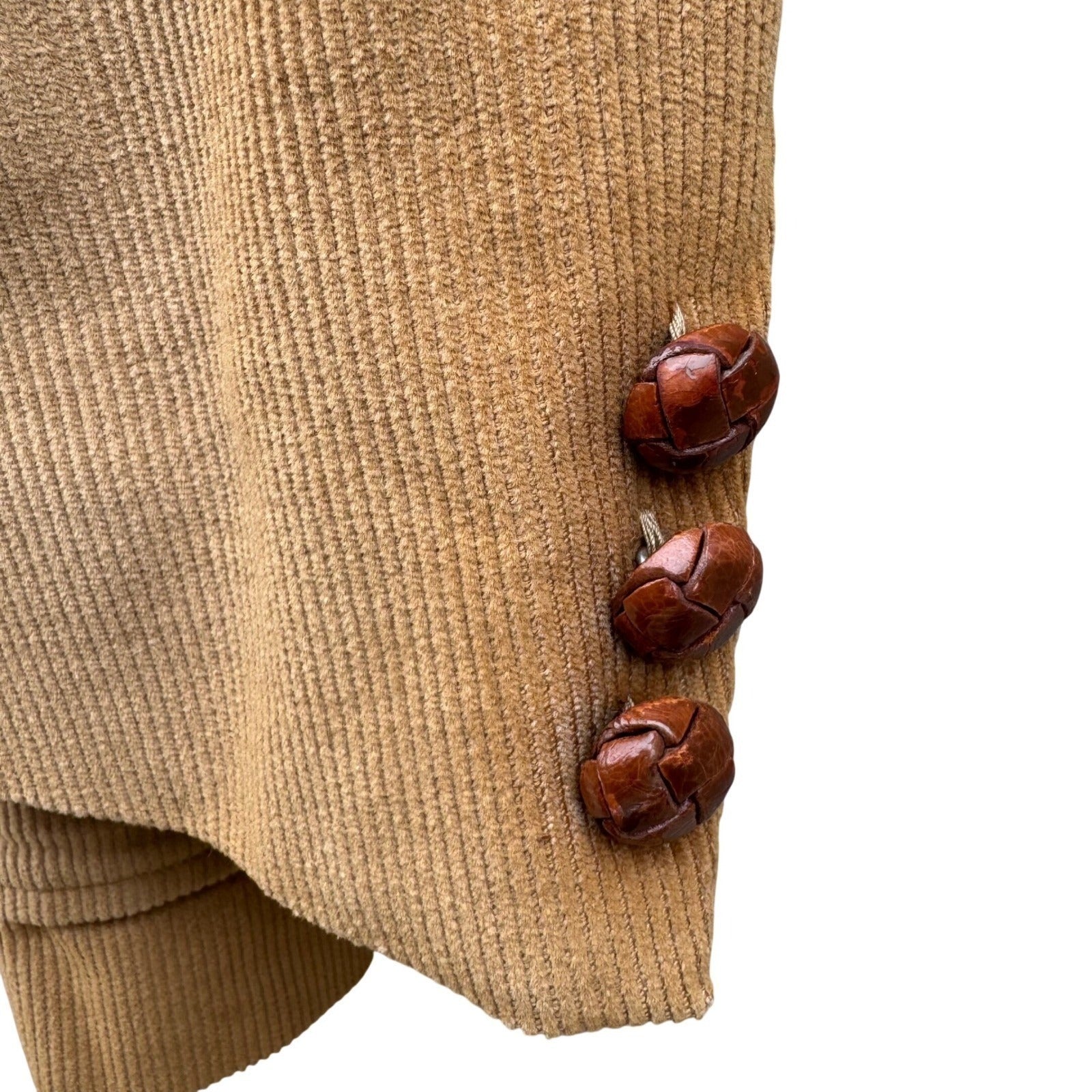 Sears The Corduroy Collection Vintage Tan Blazer Sport Coat Mens 40S 70s Retro
