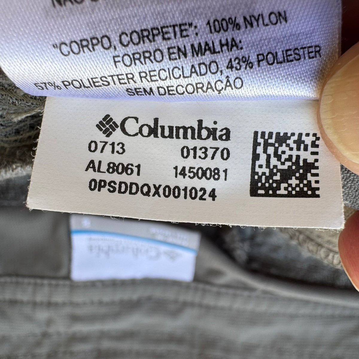 Columbia Outdoor Activewear Cargo Hiking Gorpcore Capri Pants Gray Womens 8