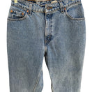 Switch Levis 550 Vintage 90s High Waisted Tapered Leg Mom Jeans Medium Wash 8 Made USA 3 image