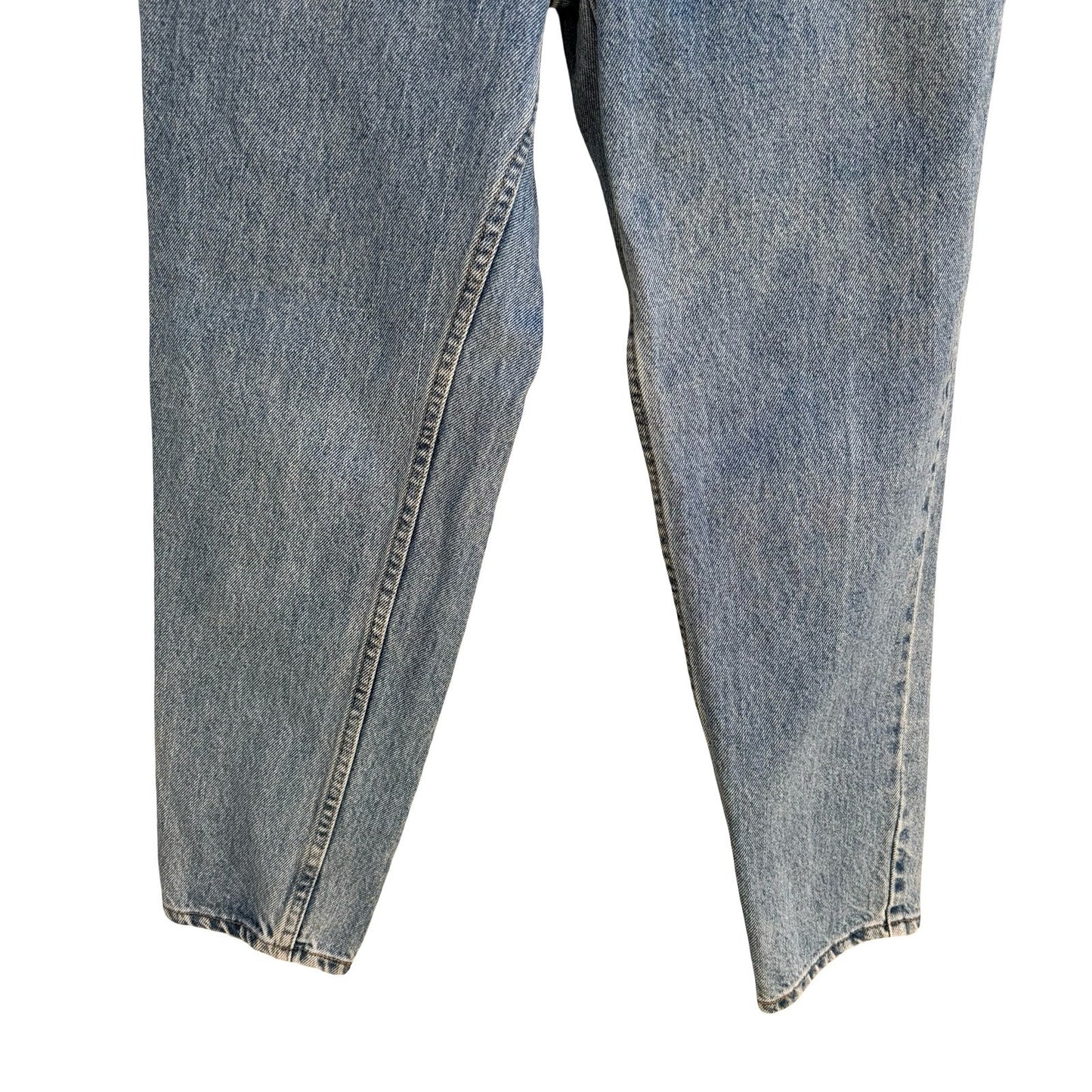Levis 550 Vintage 90s High Waisted Tapered Leg Mom Jeans Medium Wash 8 Made USA