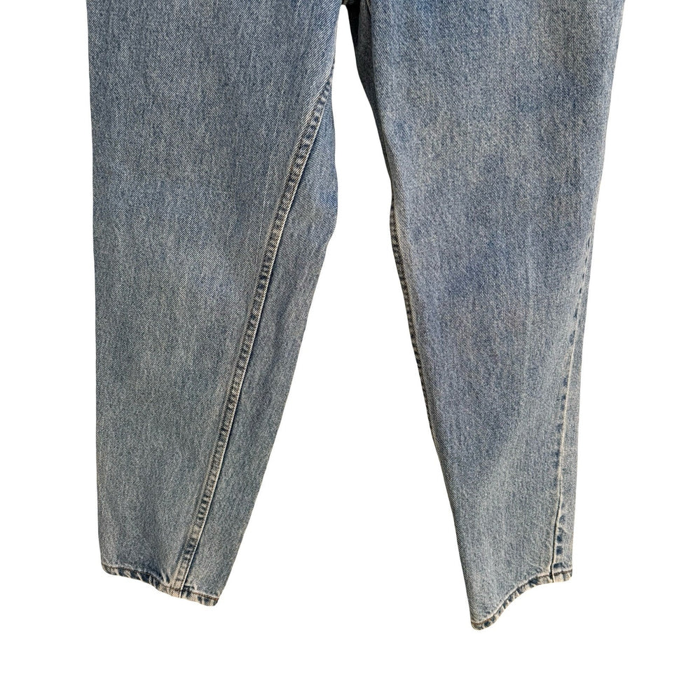 Levis 550 Vintage 90s High Waisted Tapered Leg Mom Jeans Medium Wash 8 Made USA