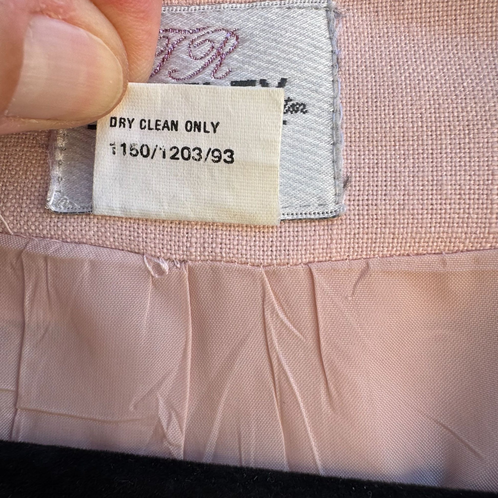 Bentley Vintage 80s Womens Pastel Pink Double-Breasted Preppy Blazer Jacket 6