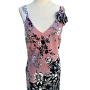 Switch Newport News Sleeveless Floral V Neck Lined Lightweight Pink Black Women&#39;s Dress 2 image