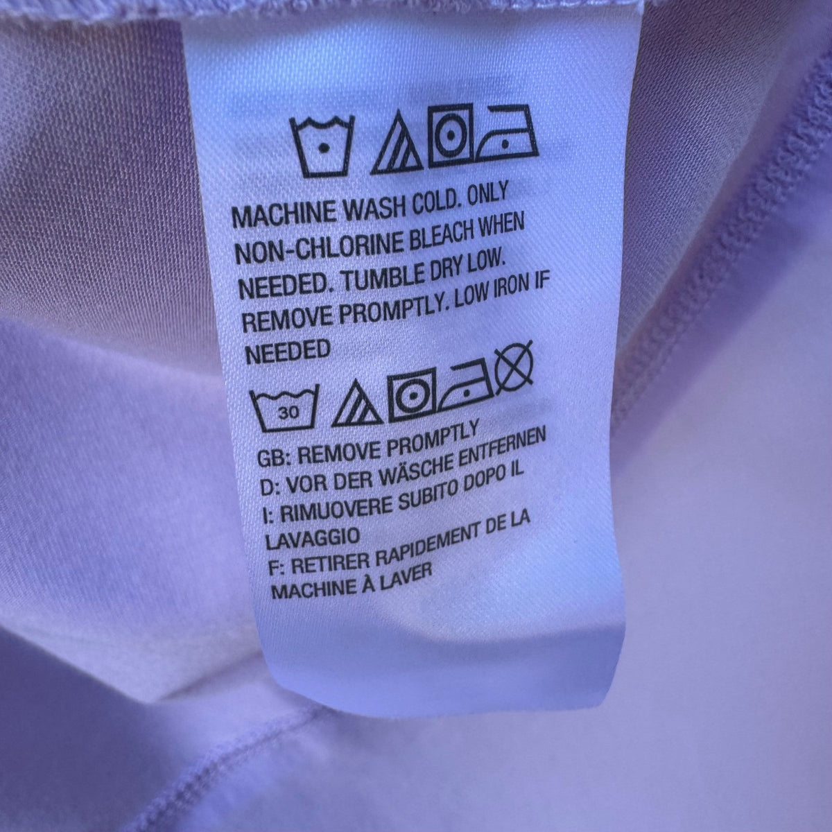 LOGO Lori Goldstein Layering Minimalist Open Satin Hem Cardigan Purple M NEW