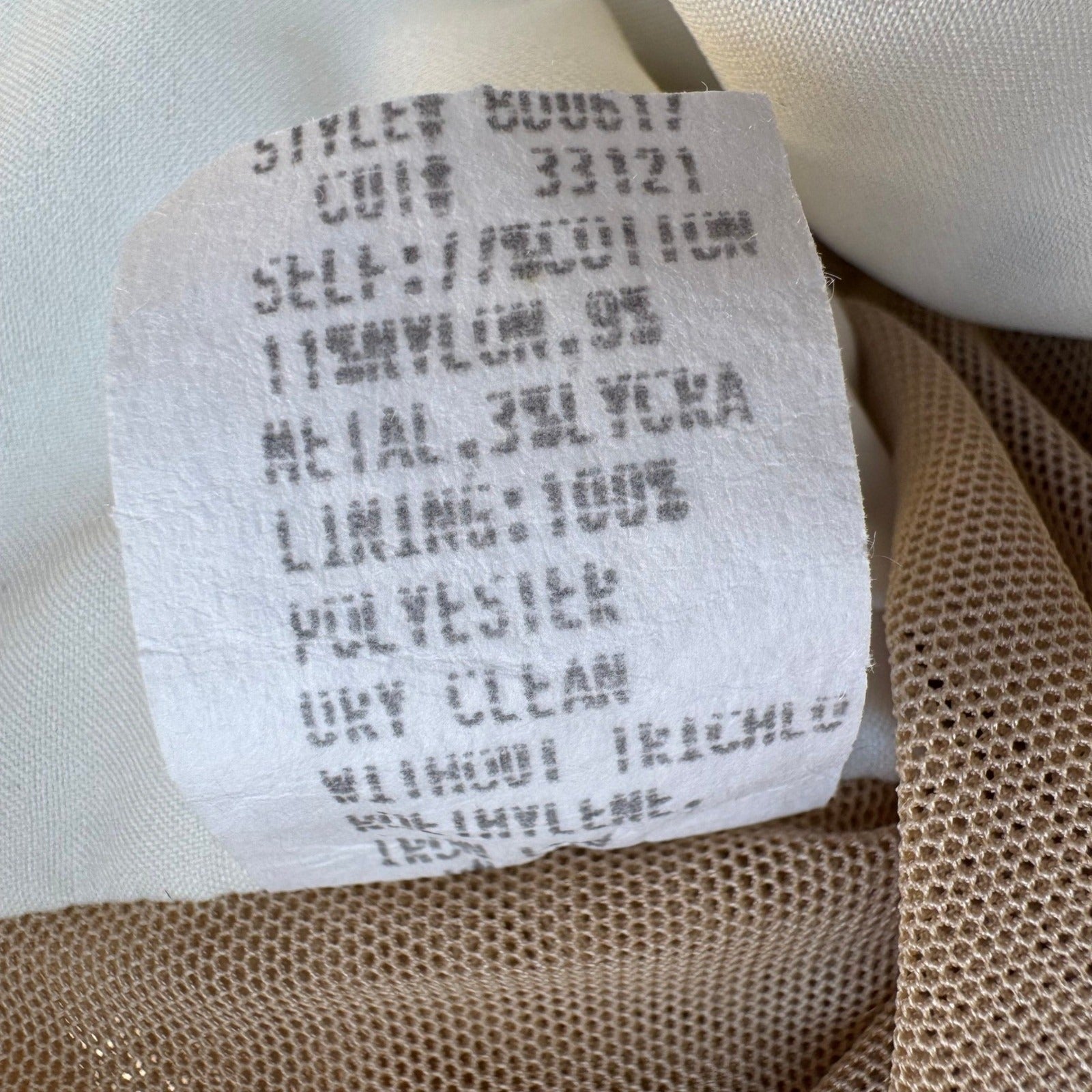 Nicole Miller Y2K Coquette Ethereal Ruched Iridescent Trim Tank Blouse White 0