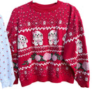 Switch Spumoni By Franco Vintage Cottage Granny Teddy Bear Dog Puff Print Sweatshirts 2 image